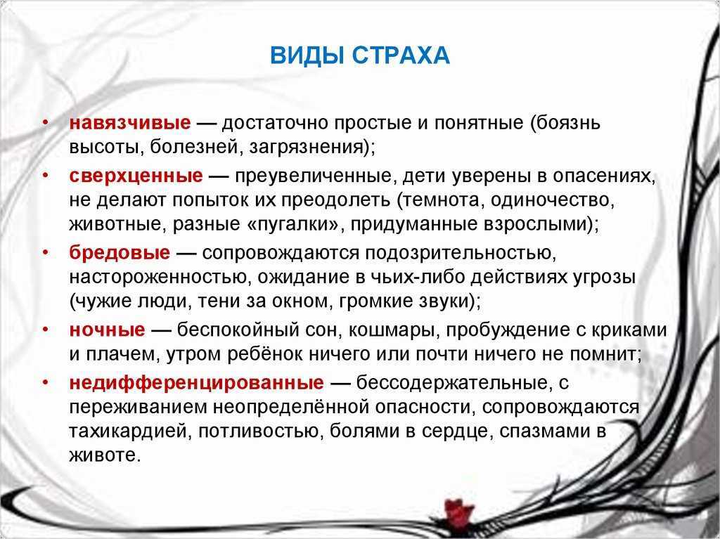 Редкие и необычные фобии