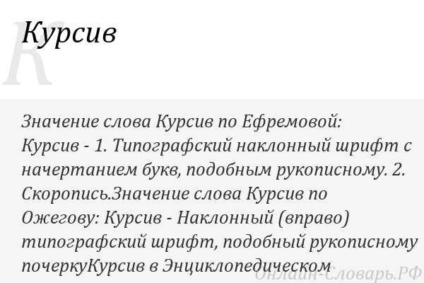 Кто и зачем придумал курсив? - «как и почему»