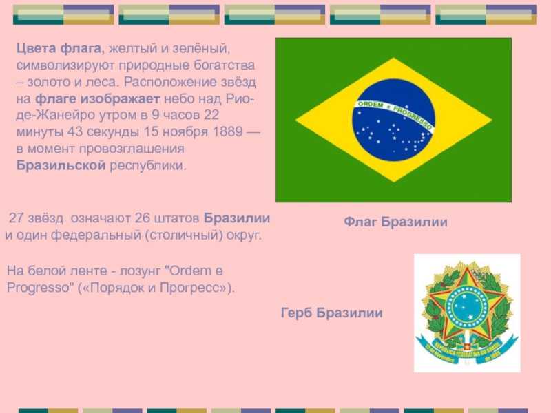 Флаг бразилии - | статьи по туризму от votpusk.ru