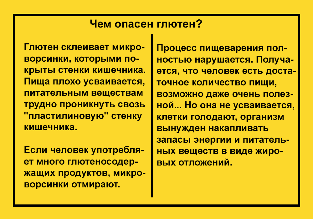 Глютен: что это и почему он вреден после 40 лет, в каких продуктах содержится