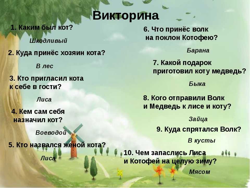 Викторина о животных с ответами, для начальной школы