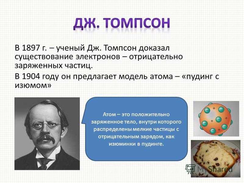 Ученые открывшие и доказавшие существование электрона