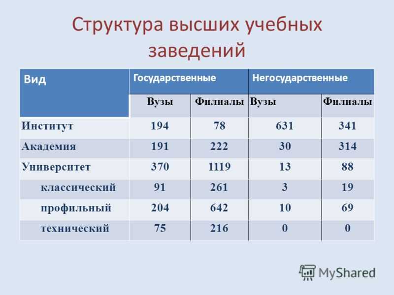 Чем отличается институт от университета и вуза: особенности учебных заведений (в том числе, академии), отличия между ними, где престижнее учиться?