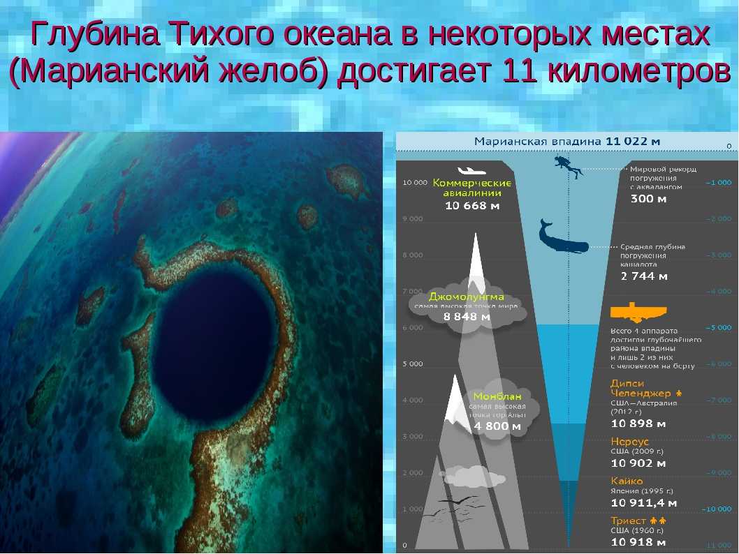 5 самых глубоких мест тихого океана