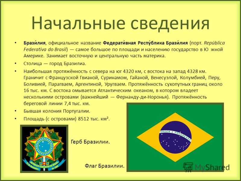 Символы бразилии