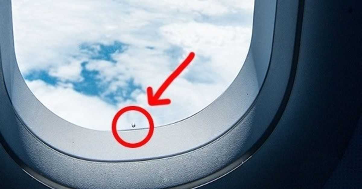 Вот зачем в некоторых окнах самолета нужны маленькие отверстия | the flow car