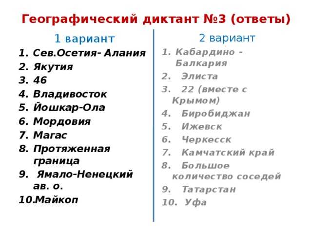 Крайние точки материков