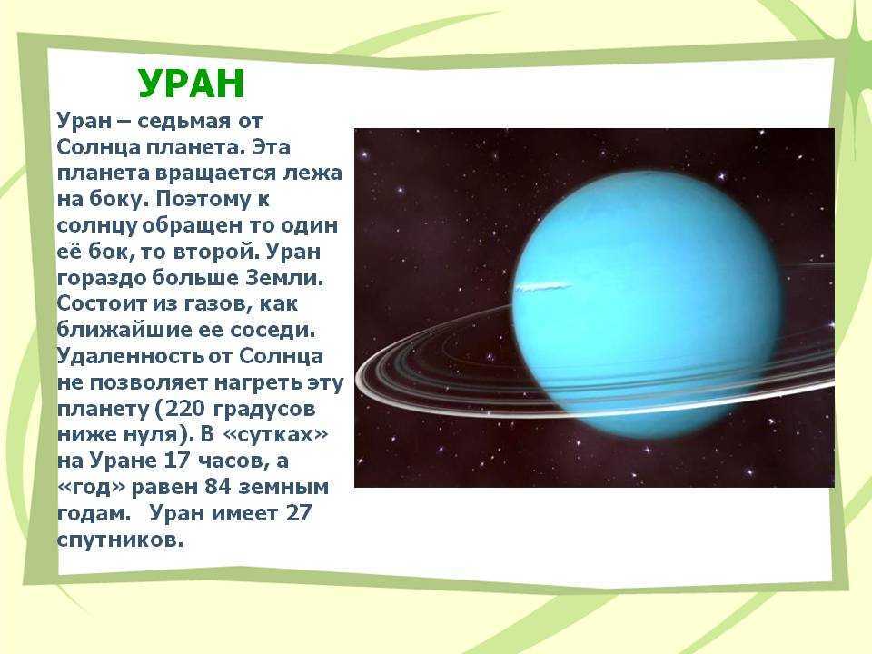 Планета уран