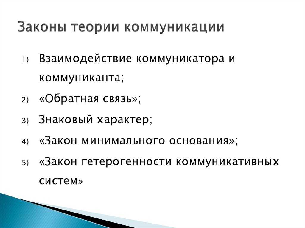 История коммуникации