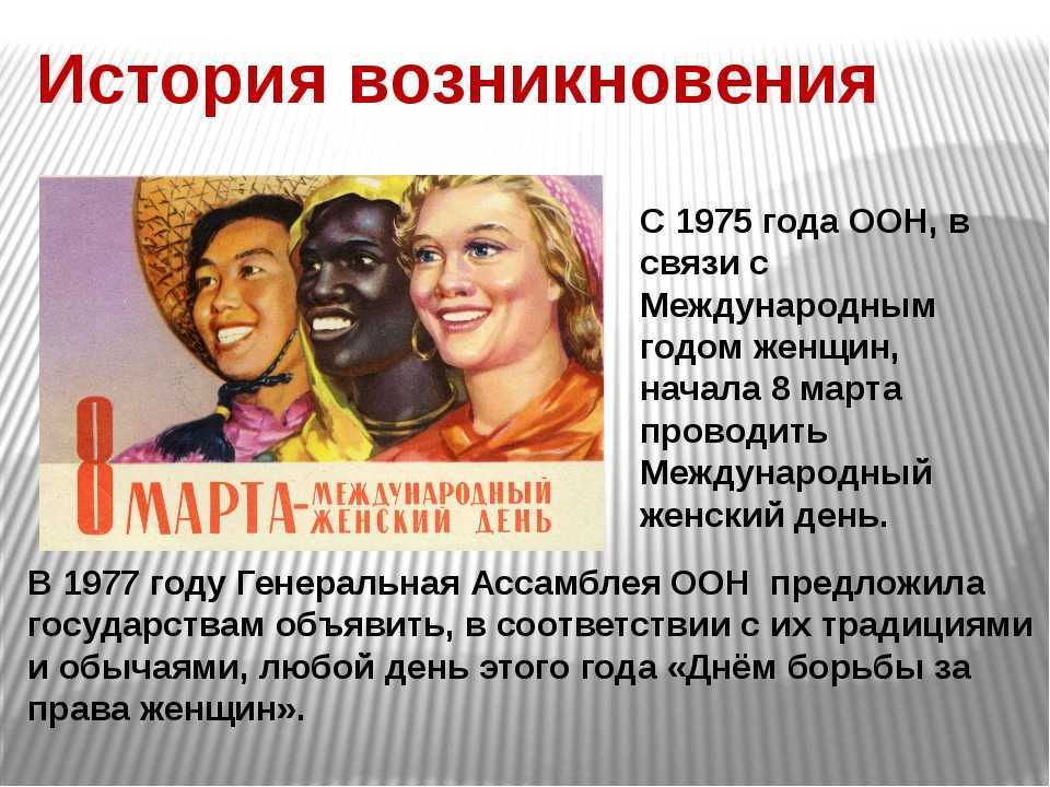 8 марта: история праздника