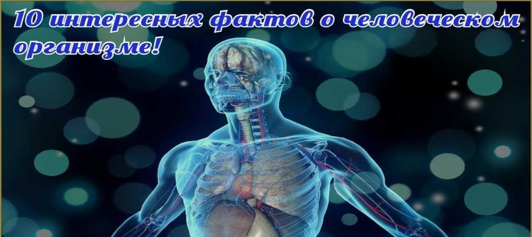 50 интересные факты о человеческом теле. - интересно 2023